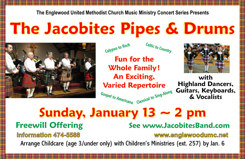 Jacobites Pipes & Drums Flyer