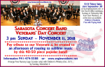 Sarasota Veteran's Day Concert Band Flyer