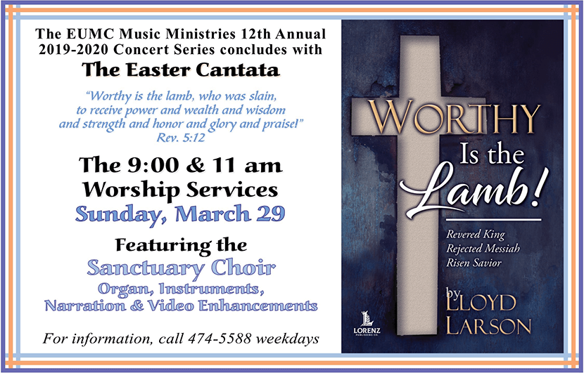 Easter Cantata 2020 Flyer