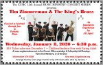 Tim Zimmerman and the Kings Brass flyer